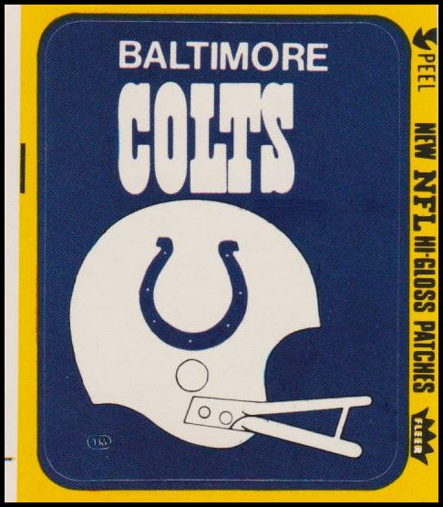 Baltimore Colts Helmet VAR
